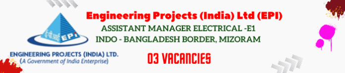 Engineering Projects India Ltd EPI Assistant Manager Electrical