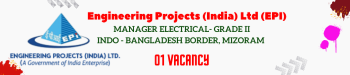 Engineering Projects India Ltd EPI Manager Electrical