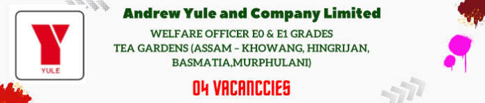 Welfare-Officer-Andrew-Yule-and-Company-Limited